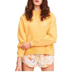 Billabong Hooded Yellow Sweatshirt